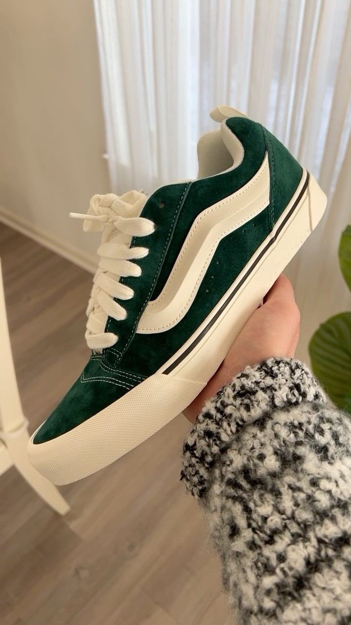 Under $50…Vans Knu Skool Pig Suede Green Unboxing