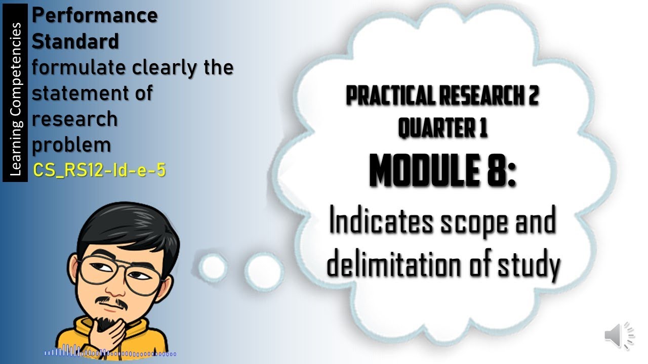 practical research 1 scope and delimitation module