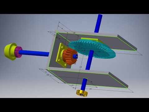 Amazing Homemade invention 2019 | Pedal Drive Gearbox Design in Program Autodesk inventor