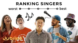 Who Has the Best Voice? | Singers Rank Themselves