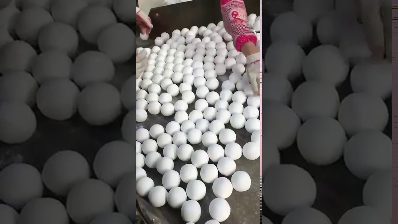 Alumina ceramic ball production