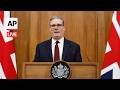 LIVE: UK's Keir Starmer holds a press conference on Iran war