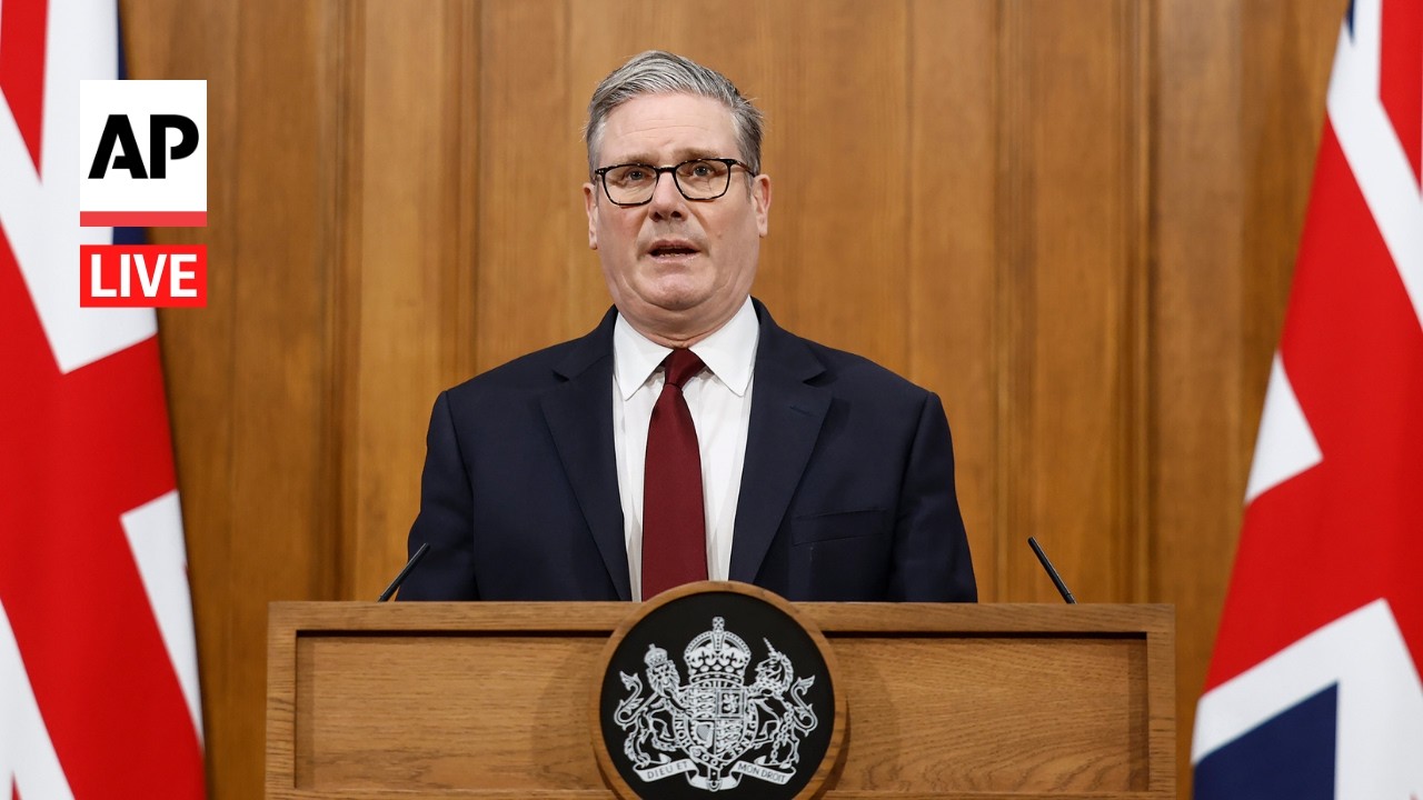 LIVE: UK's Keir Starmer holds a press conference on Iran war