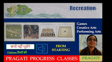 Recreation # 3rd Class EVS Chapter 3rd # Creative Arts & Performing Arts # APS School