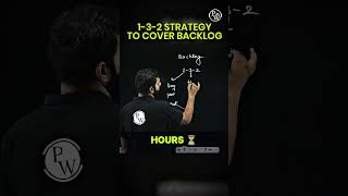 1-3-2 Strategy to Cover Backlogs 🚀 Smart Study Plan for JEE/NEET Aspirants