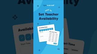 How To Set Teacher Availability