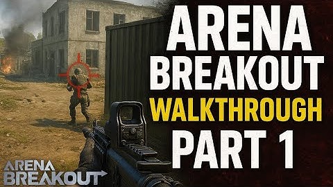 Arena Breakout Part-1 Gameplay Walkthrough | Intense Start!🔥