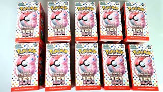 Pokemon Card 151 Booster Korean 10 Box Opening!