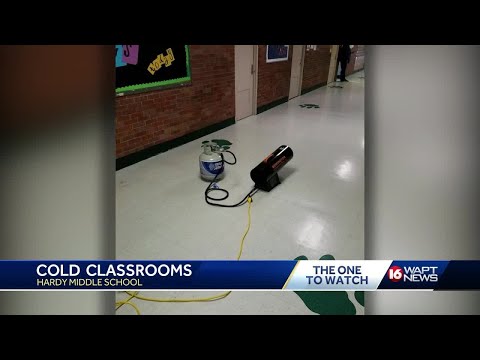 City fire marshal removes portable heaters from Hardy Middle School