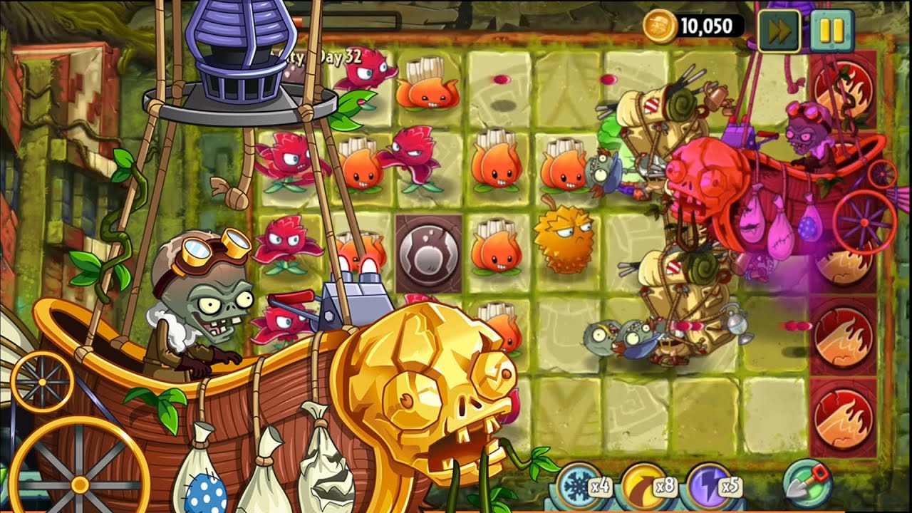 Plants VS Zombies 2 Reflourished - Part 23 - Beating Zombot Aerostatic Gondola