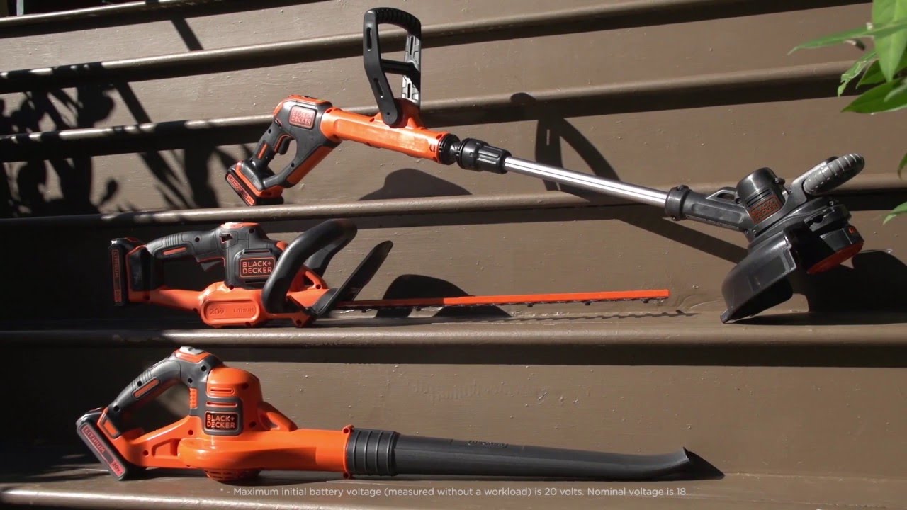 BLACK+DECKER LHT321 POWERCUT 20V MAX 22IN CORDLESS HEDGE TRIMMER 