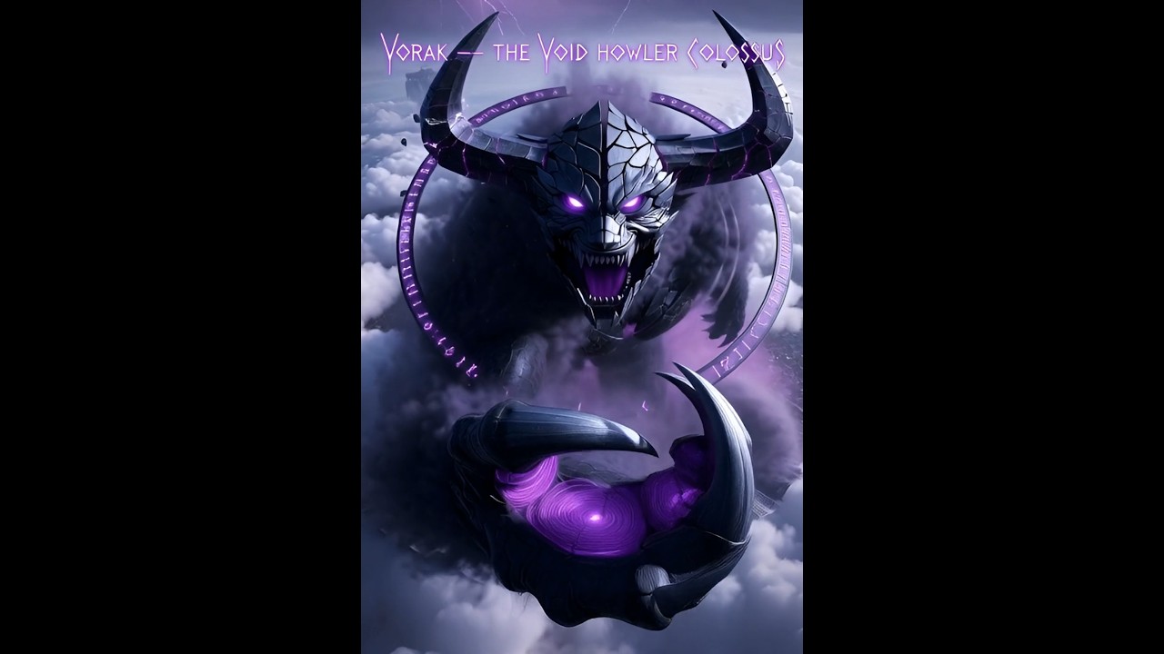 Vorak The Void Howler Colossus | Planet-Bending Void Powers | Epic 10s AI Cinematic