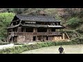 Grandpa passed away genius man helps grandma renovate old wooden house she will be happy