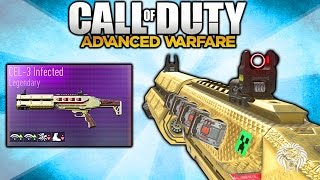 Video thumbnail of "Advanced Warfare: CEL-3 GAMEPLAY! Legendary CEL 3 "INFECTED" Variant - New Supply Drop DLC Weapon"