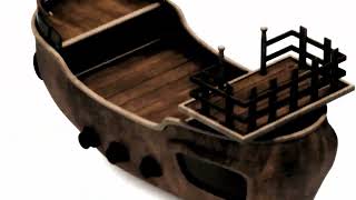 rotating pirate ship