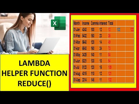 Lambda Reduce function | reduce function excel | #excelfansonly