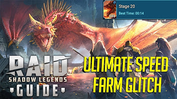 Raid Shadow Legends - Ultimate Speed Farm Glitch!!! Clear Any Dungeon