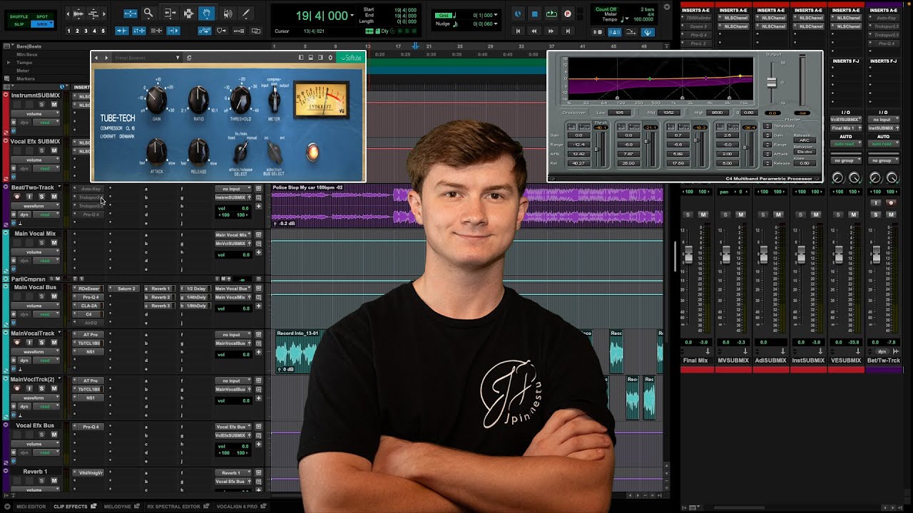 Mixing Rap Vocals To A Two Track From Start To Finish (No Cuts)