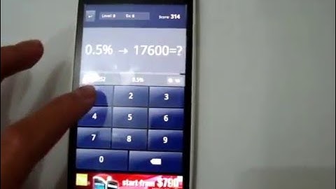 Math Tricks - Single game - To the bitter end - level 09 (Number Keyboard)