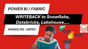 Power BI / Microsoft Fabric: Writeback to Snowflake, Databricks, Fabric Lakehouse, ...