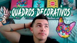 QUADROS DECORATIVOS PARA MEU HOME STUDIO - VLOG - E TENHA UMA RENDA EXTRA