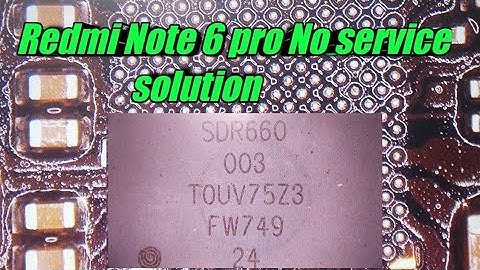 Redmi Note 6 pro No service solution || 4g not working 💯% solution ||