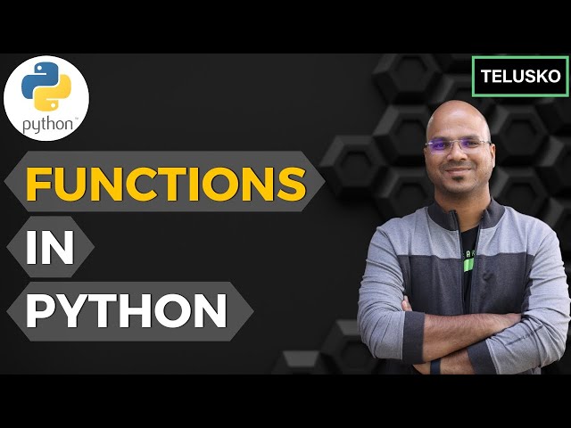 #32 Python Tutorial for Beginners | Functions in Python