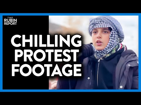 Chilling Footage of a Kid Chanting for Genocide at Free Palestine Protest