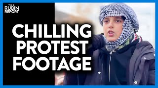 Chilling Footage of a Kid Chanting for Genocide at Free Palestine Protest