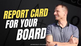 A Fun Report Card for Your Nonprofit Board