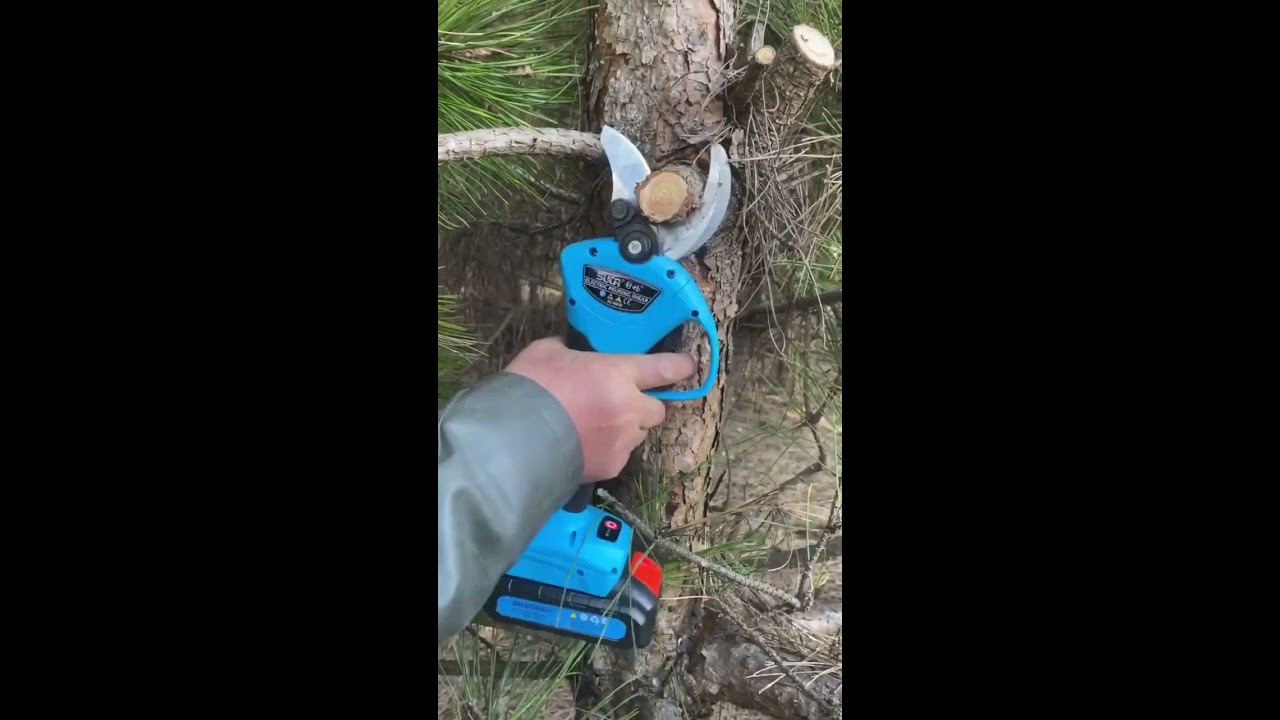 25mm 16 8v Electric Pruner electric vineyard pruning shears cordless electric pruning shear with li