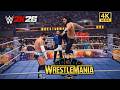 WWE 2K26 | ROMAN REIGNS VS CM PUNK - FULL MATCH AT WRESTLEMANIA | PS5 PRO [4K60]