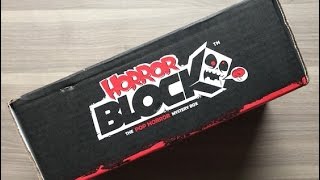 Horror Block November 2015 Unboxing