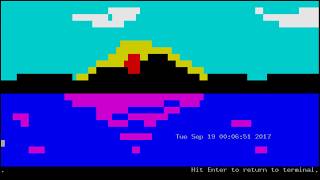 Animated Terminal Screensaver