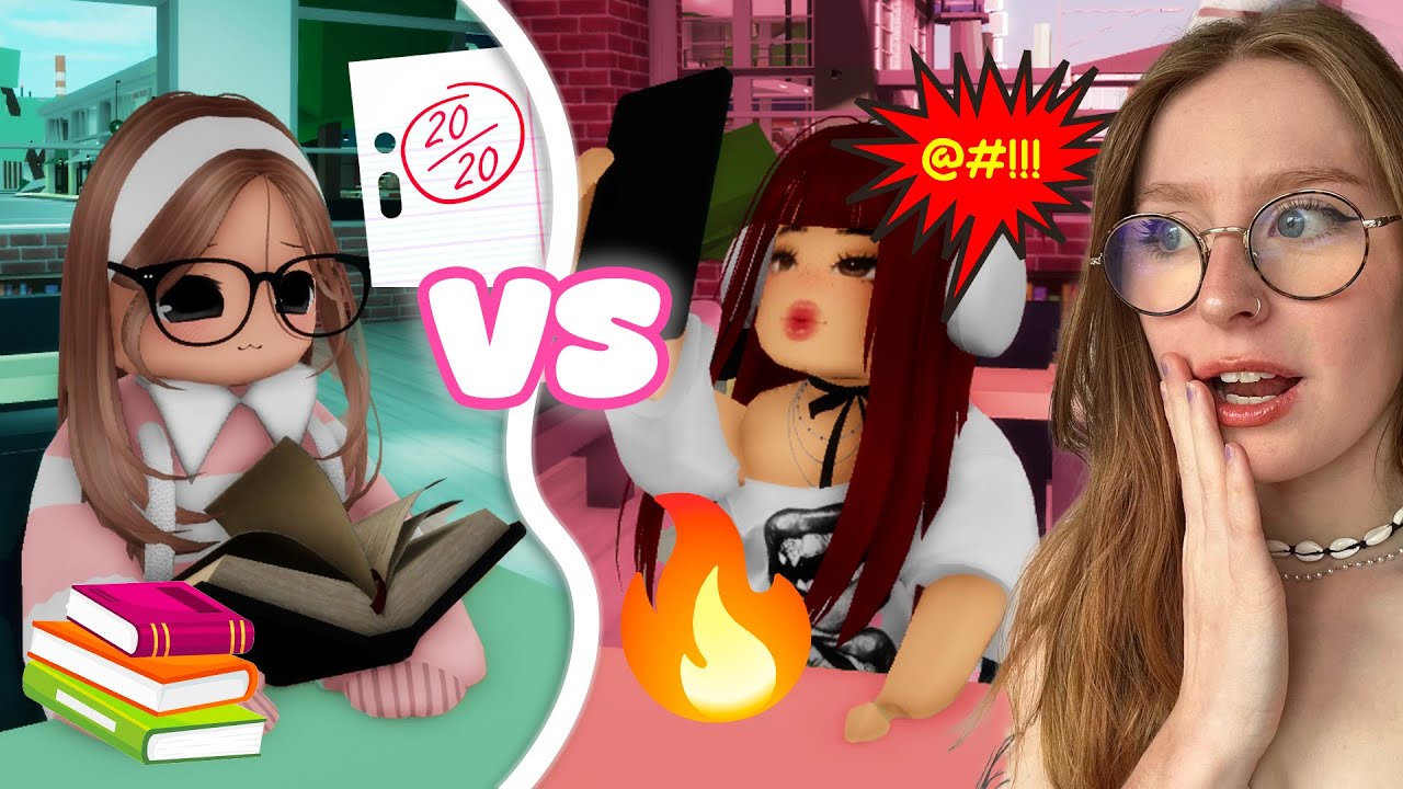 Intello VS Mauvaise élève sur Brookhaven !