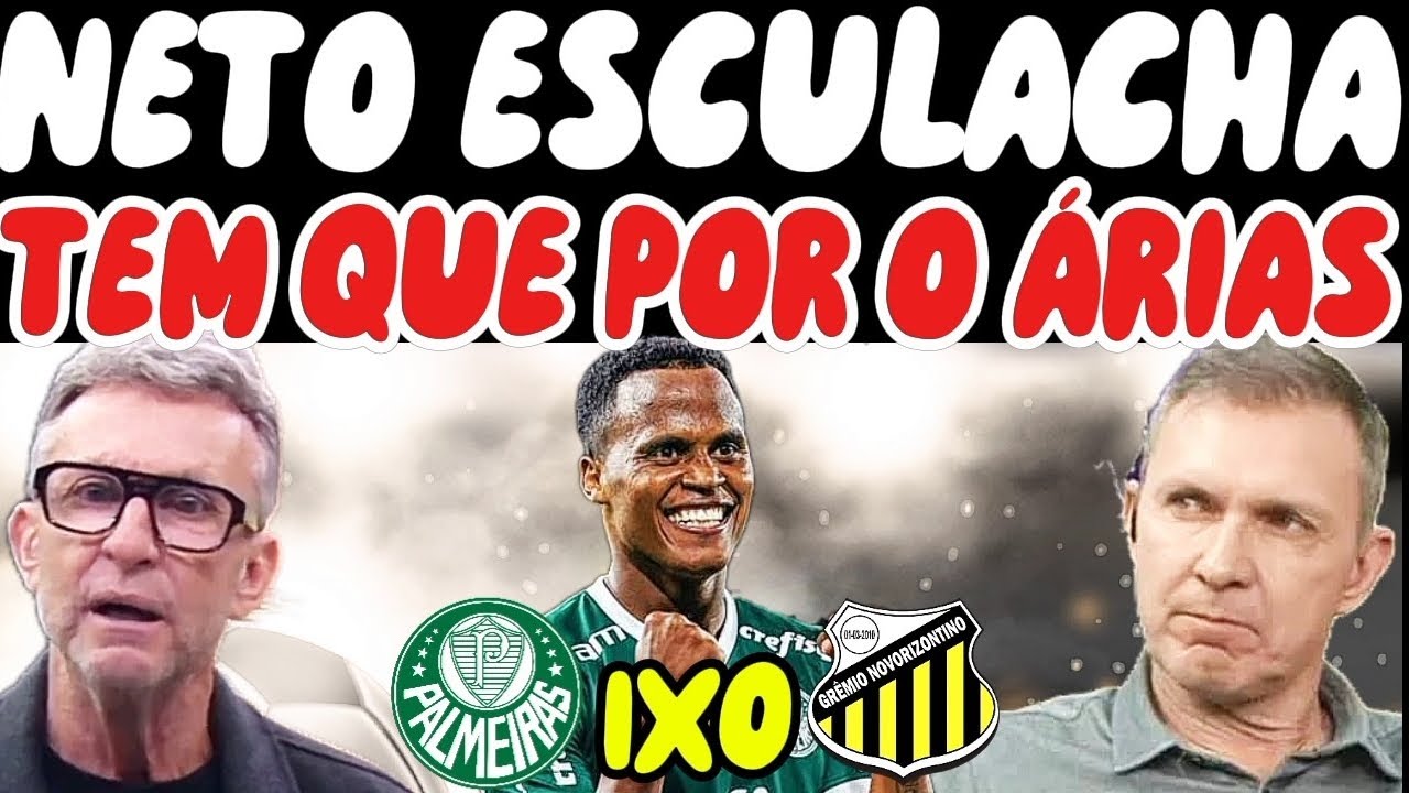 REAÇÕES DO NETO CRITICANDO ABEL FERREIRA POR NÃO USAR O ARIAS | PALMEIRAS 1X0 NOVORIZONTINO