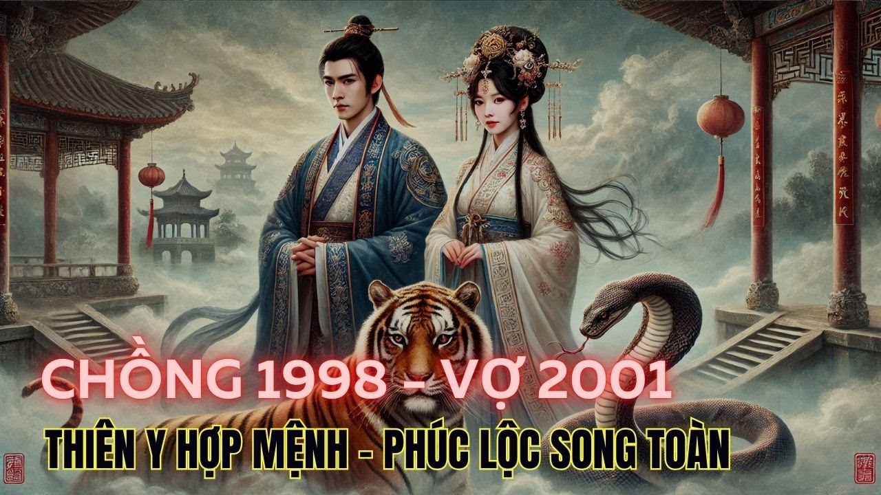 🐯 Chồng 1998 🐍 Vợ 2001 Có Hợp Nhau Không? Xem tuổi kết hôn vợ chồng