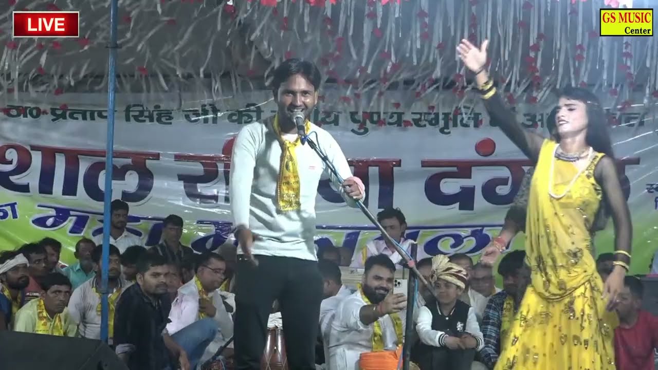 आकाश अखिलेश ने ओमवीर शर्मा ने दी कड़ी टक्कर🙆नोगवां रसिया दंगल