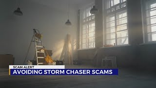 How to avoid storm chaser scams