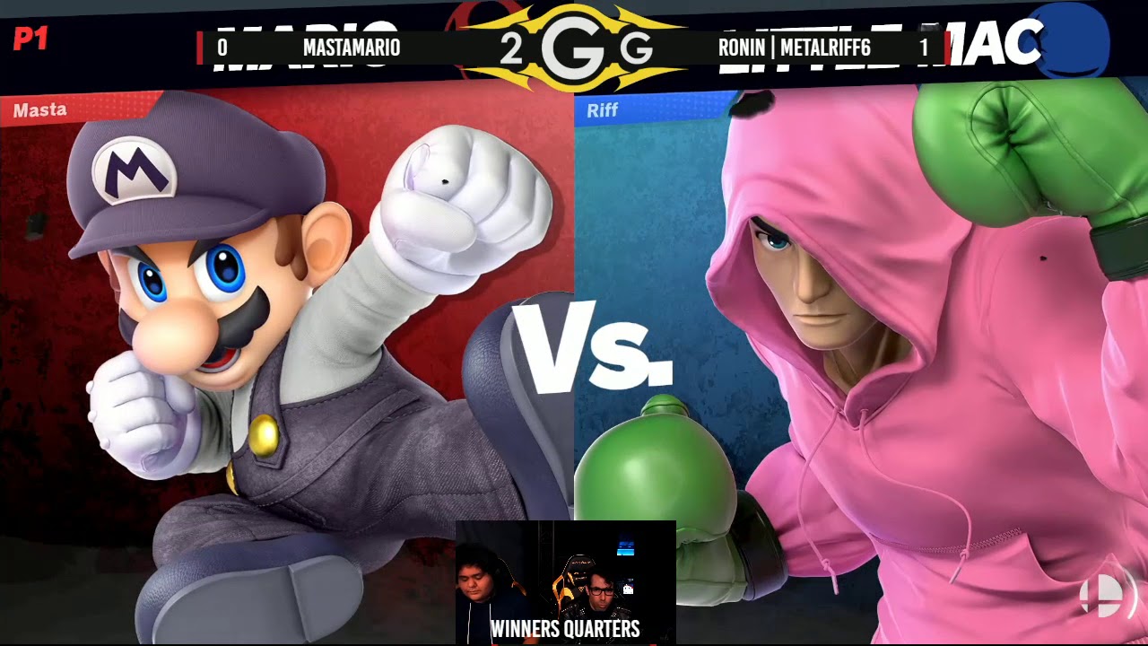 MastaMario (Mario) Vs. Ronin | Metalriff6 (Little Mac) Winners Quarters - Smash Ultimate