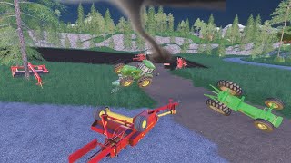 Tornado destroys our farm and tractors | Suits to boots 20 | Farming Simulator 19 screenshot 4