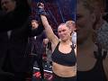 RONDA ROUSEY DEFEATS GINA CARANO VIA ARMBAR SUBMISSION IN ROUND ONE #RouseyCarano