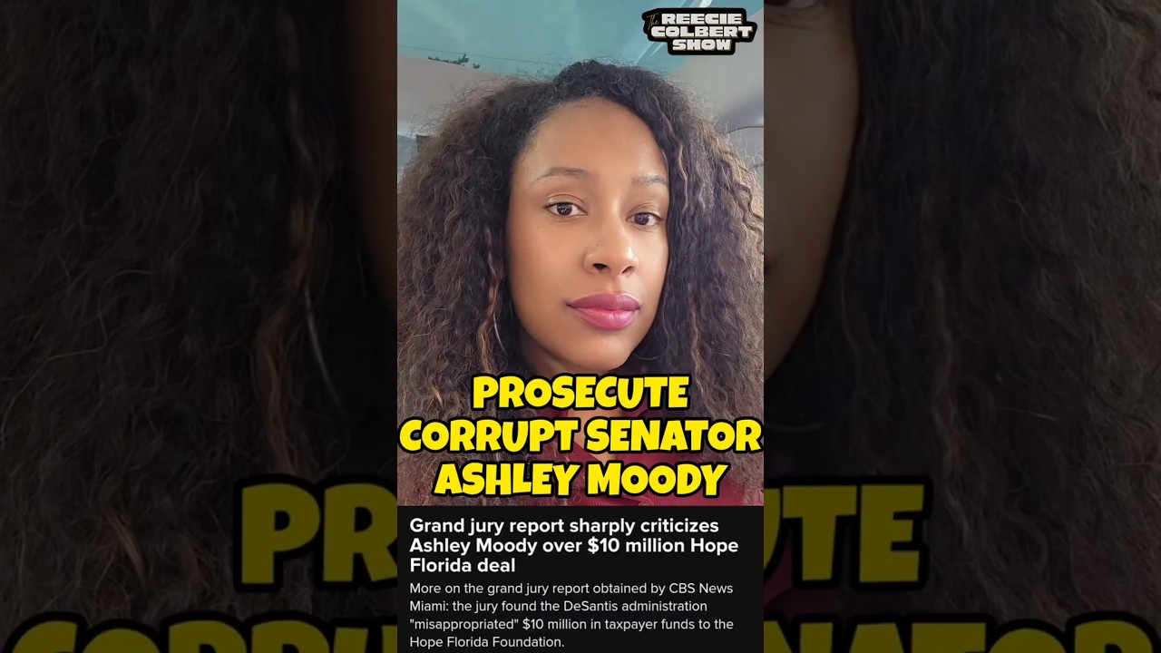 Grand Jury Reveals FL Senator Ashley Moody's Corrupt Role In The Misappropriation of $10M
