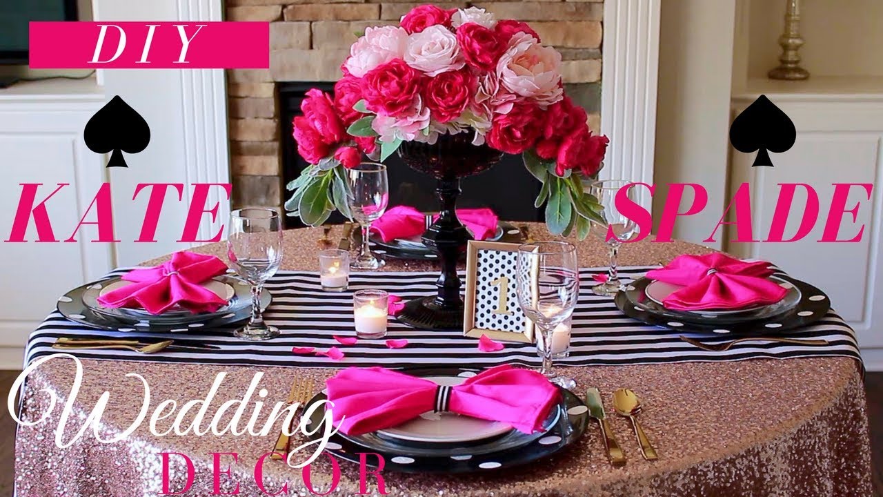 Kate Spade Party Decoration Ideas | DIY Bridal Shower Ideas - YouTube