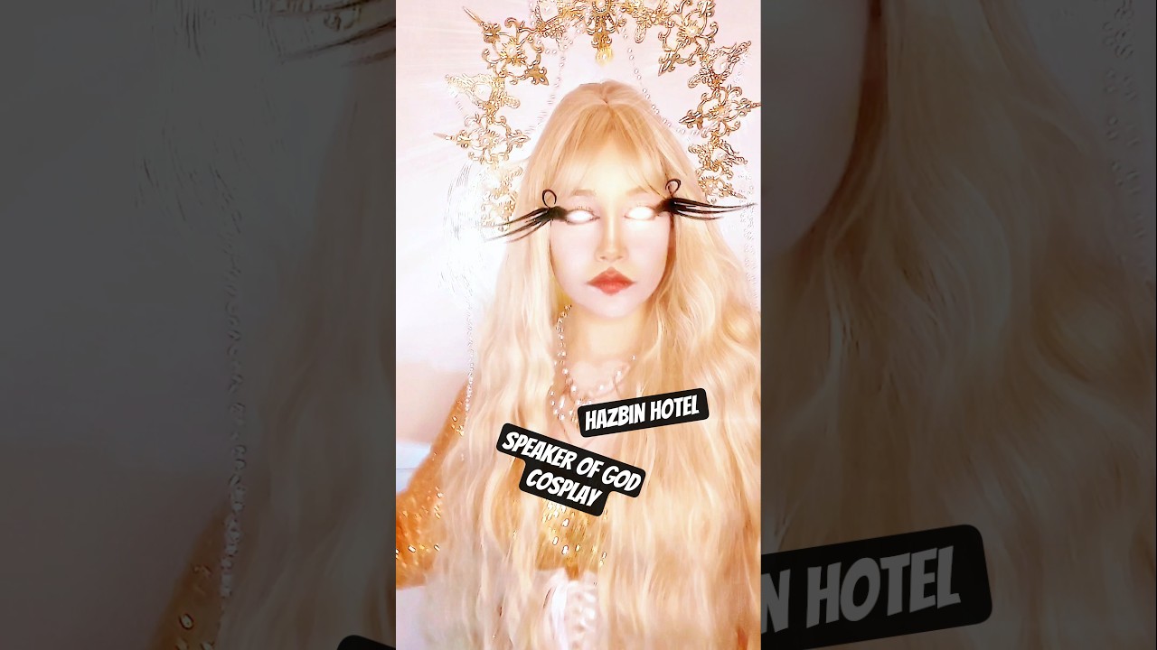 Tell us your story | Speaker of God Hazbin Hotel #cosplay #shorts #hazbinhotel