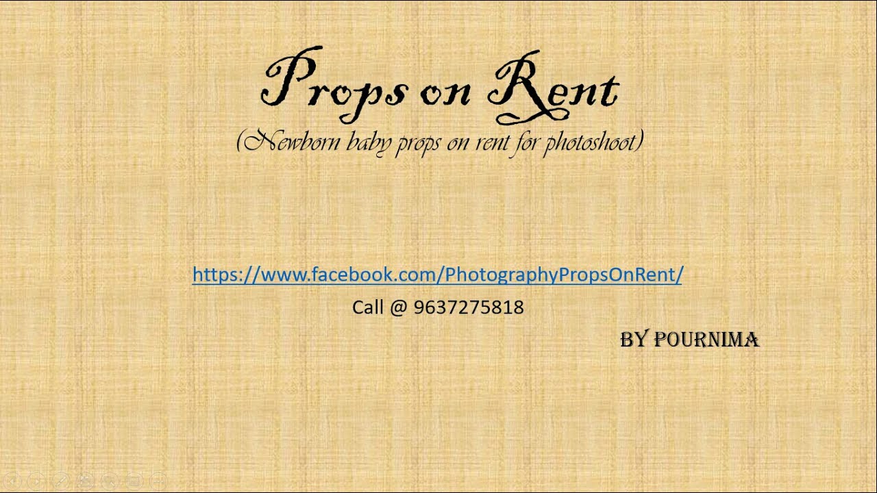 Props On Rent | New Born Props On Rent | Baby Photo Shoot | New Born Photography | New Born Props