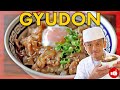 The perfect japanese fast food gyudon  beef bowl