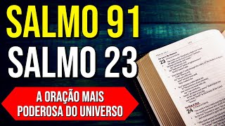 OUÇA DORMINDO O SALMO 91 E O SALMO 23 | VOCÊ NUNCA OUVIU ORAÇÃO MAIS FORTE