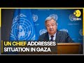Israel-Palestine war: UN Chief Guterres says he is &#39;distressed&#39; by Gaza siege | WION