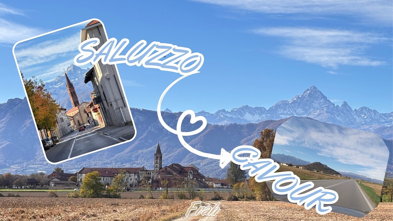 Nelle campagne tra Carmagnola, Saluzzo e Cavour!! (4k)